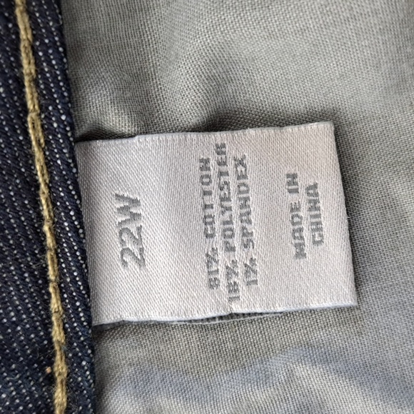 Fashion🔺️Bug Moderately Curvy Dark Wash Wide Leg Blue Jeans Size 22W - Picture 15 of 17